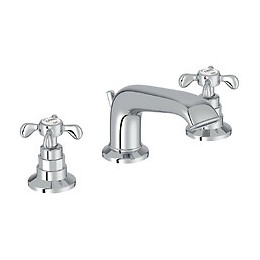 Mélangeur 3 Trous Pour Lavabo Cleo, Chrome