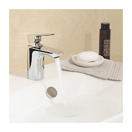Mitigeur Lavabo Aleo+ Chrome, Avec Systeme De Vidage