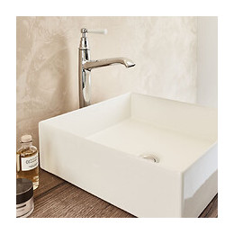 Mitigeur Lavabo - Modèle Haut - Avec Flexibles D Alimentation Cleo, Chrome