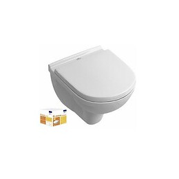 Wc Suspendu Compact Sans Bride O.novo + Abattant