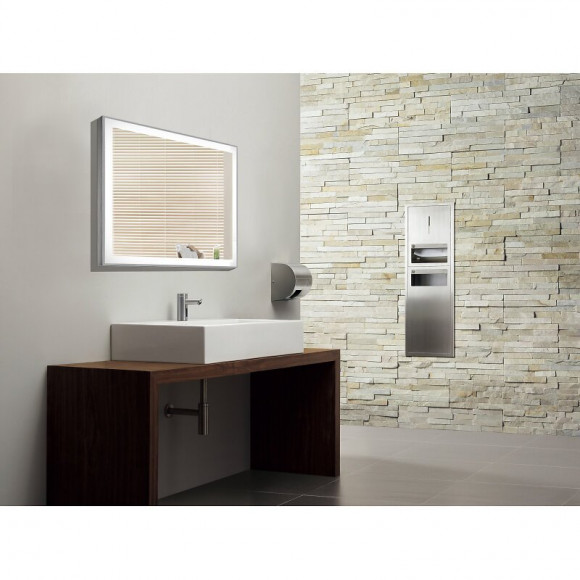 Miroir De Salle De Bain Led Antibuée - Naos 65x70 Cm