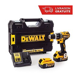 Taladro Percutor Compacto Sin Escobillas 18v Con 2 Baterías 5,0ah Dewalt
