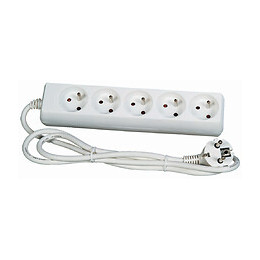 Bloc Multiprise 5 Prises 2p+t Cordon H05rr-f 3g1mm² - 1m