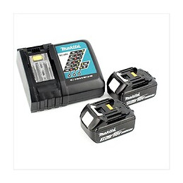 Makita Dhp 482 Rfwj Perceuse Visseuse À Percussion Sans Fil 18v 62nm + 2x Batteries 3,0ah + Chargeur + Coffret Makpac