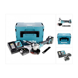 Meuleuse Makita Dga506rtj 18 V Li-ion (2x5.0ah) Ø 125mm