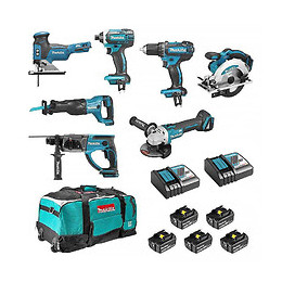 Pack Exclusif 7 Outils Makita Dlx7013pt1-b 18v (5x5ah)