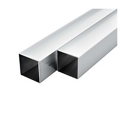 Tube Avec Section Carrée Aluminium 6 Pcs 2 M 30x30x2 Mm - Quincaillerie/consommables De Construction/consommables De Maçonner
