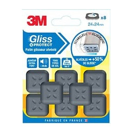 Lot De 8 Patins En Plastique 3m