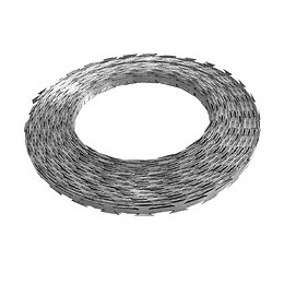 Fil Barbelé Concertina Acier Galvanisé 500 M - Accessoires De Quincaillerie - Chaînes, Câbles Et Cordes -