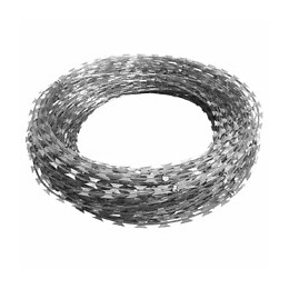 Fil Barbelé Concertina En Acier Galvanisé Rasoir Nato Bto-22 100 M -