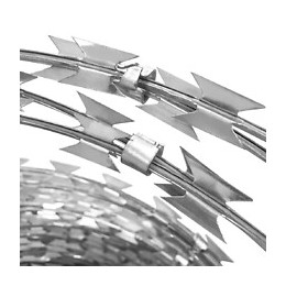 Fil Barbelé Concertina Nato Attaché Acier Galvanisé 300 M - Accessoires De Quincaillerie - Chaînes, Câbles Et Cordes -