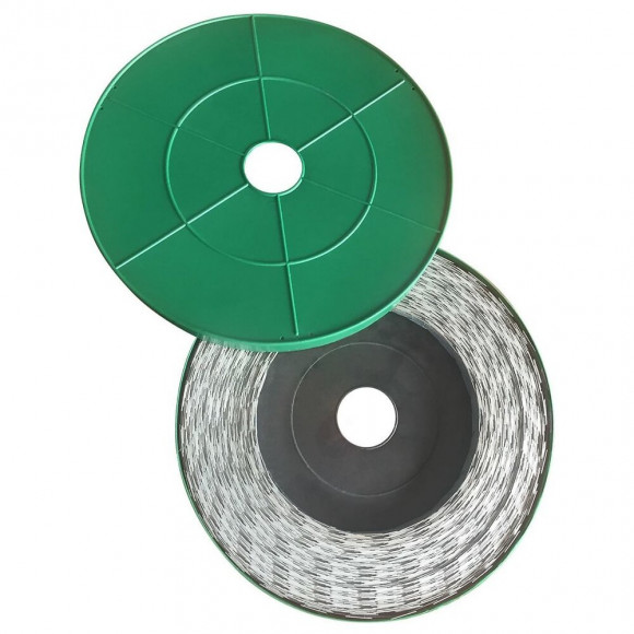 Fil De Fer Barbelé Nato En Acier De 100 M Avec Récipient En Plastique -