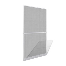 Moustiquaire À Charnières Blanche Pour Porte 120 X 240 Cm - Blanc