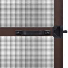 Moustiquaire À Charnières Marron Pour Porte 100 X 215 Cm - Brun