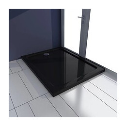 Receveur De Douche Abs Rectangulaire Noir - 141453 - Noir