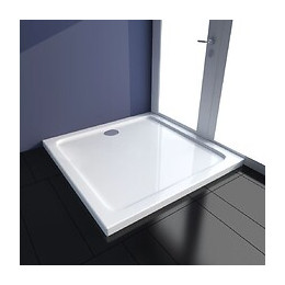 Receveur De Douche Carré Abs 90 X 90 Cm - Blanc