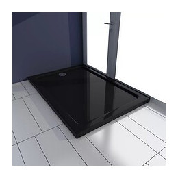 Receveur De Douche Abs Rectangulaire Noir - 141454 - Noir