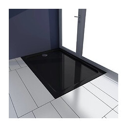 Receveur De Douche Abs Rectangulaire Noir - 141454 - Noir