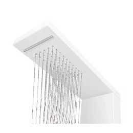 Système De Panneau De Douche Aluminium Mat Blanc -