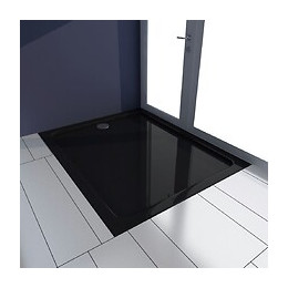 Receveur De Douche Abs Rectangulaire Noir - 141458 - Noir