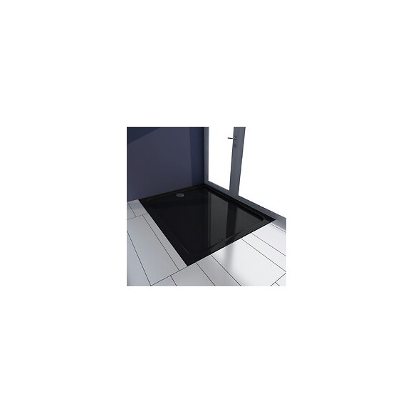 Receveur De Douche Abs Rectangulaire Noir - 141458 - Noir