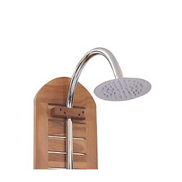 Douche De Jardin Teck Massif 70 X 75 X 204 Cm - Brun - Équipements Sanitaires - Cabines Et Kits De Douche - Brun - Brun