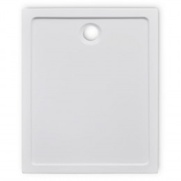 Receveur De Douche Rectangulaire Abs 80 X 100 Cm - Blanc