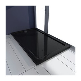 Receveur De Douche Abs Rectangulaire Noir - 141455 - Noir