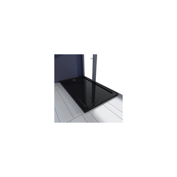Receveur De Douche Abs Rectangulaire Noir - 141455 - Noir