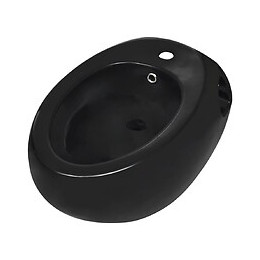 Bidet Suspendu En Céramique Sanitaire Noir - Noir