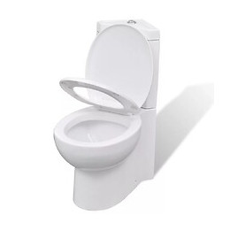Wc Cuvette Céramique Blanc - Blanc