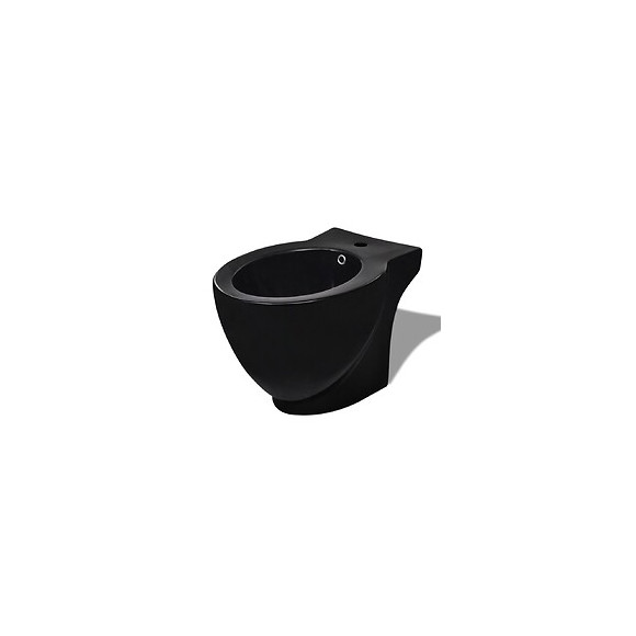 Bidet Rond À Poser En Céramique Sanitaire Noir - Noir