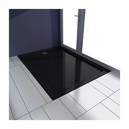 Receveur De Douche Abs Rectangulaire Noir - 141459 - Noir