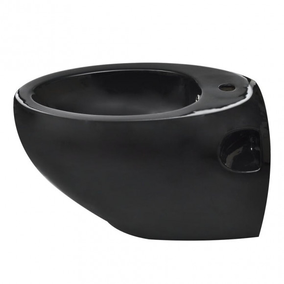 Bidet Suspendu En Céramique Sanitaire Noir - Noir