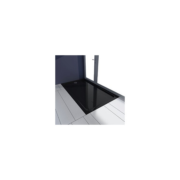 Receveur De Douche Abs Rectangulaire Noir - 141455 - Noir
