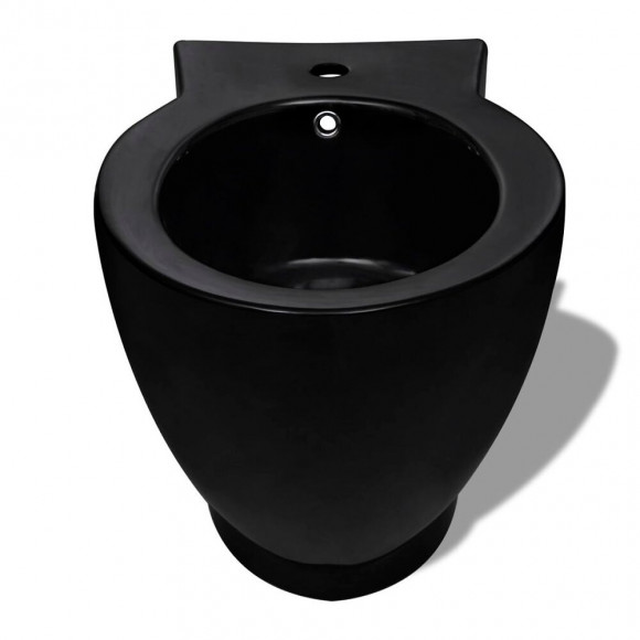 Bidet Rond À Poser En Céramique Sanitaire Noir - Noir