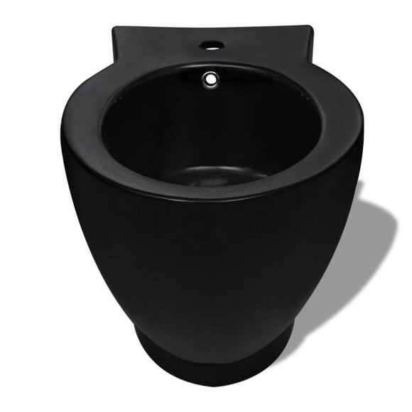 Set De Cuvette Et Bidet Céramique Noir - Noir