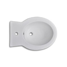 Bidet Rond Céramique Haute Qualité Blanc - Blanc