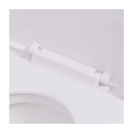 Toilette Murale Avec Réservoir Caché Céramique Blanc - Blanc