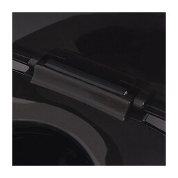 Toilette Suspendue Au Mur Avec Réservoir Caché Céramique Noir - 274670 - Noir