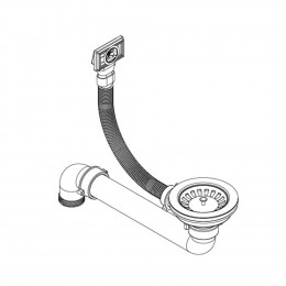 Évier De Cuisine En Granit Bac Unique Rond Gris - Équipements Sanitaires - Éviers Et Lavabos - Éviers & Plonges - Gris - Gr