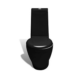 Ensemble De Cuvette Et Bidet En Céramique Noir - Noir