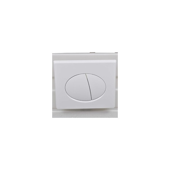 Toilette Murale Avec Réservoir Caché Design D'œuf Blanc - Blanc