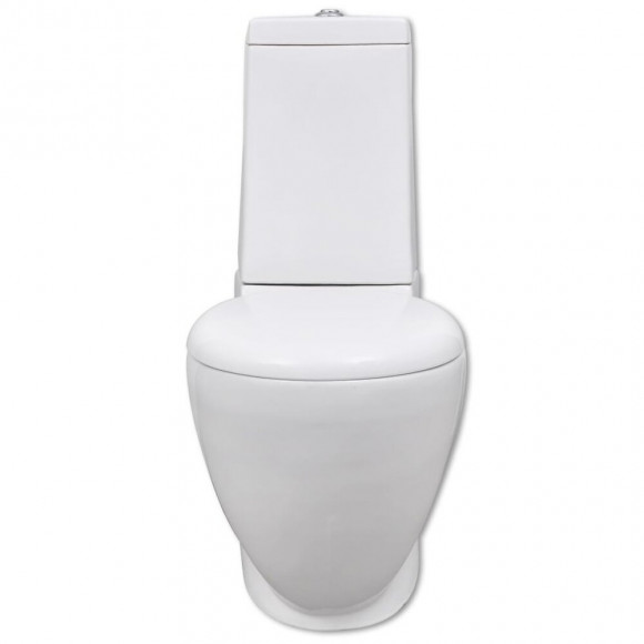 Set De Cuvette Et Bidet Céramique Blanc - Blanc