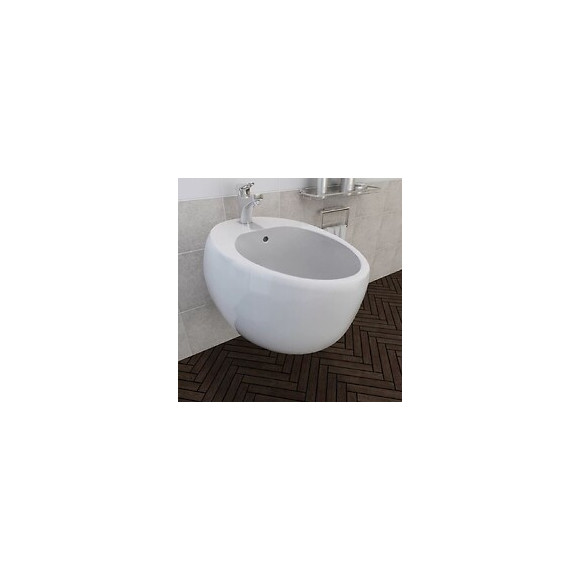 Bidet Suspendu En Céramique Sanitaire Blanc - Blanc