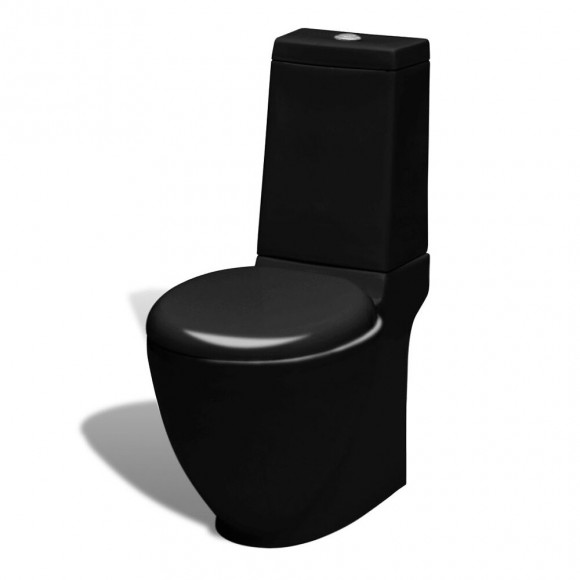 Ensemble De Cuvette Et Bidet En Céramique Noir - Noir