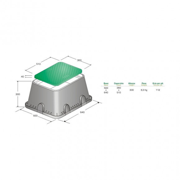 Regard Pour Vanne Jumbo Taille Hauteur 31 Cm Par 37 X 52 Cm En Haut - Générique - So-jumbo