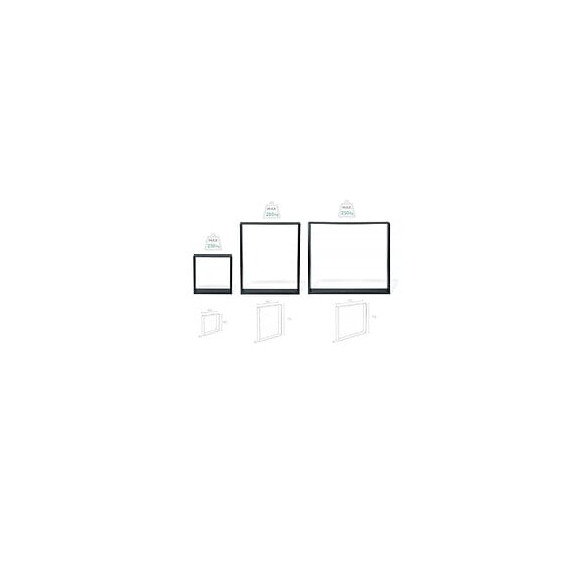 Pied Meuble Design Rei Fixe Métal Brut Noir