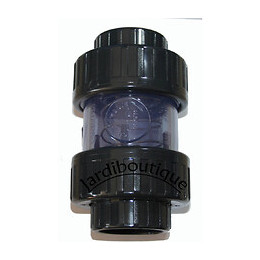 Ø 63 Mmclapet A Ressort Inox Avec Raccord Transparent Diamètre 63 Mm - Générique - So-cart63