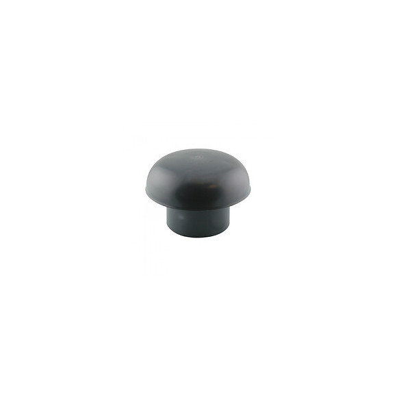 Ø 100 Chapeau De Ventilation Pvc Gris Ardoise - Générique - In-schap100-001